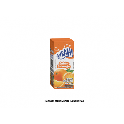 SUCO - UEBAH - 200ml LARANJA - CX27
